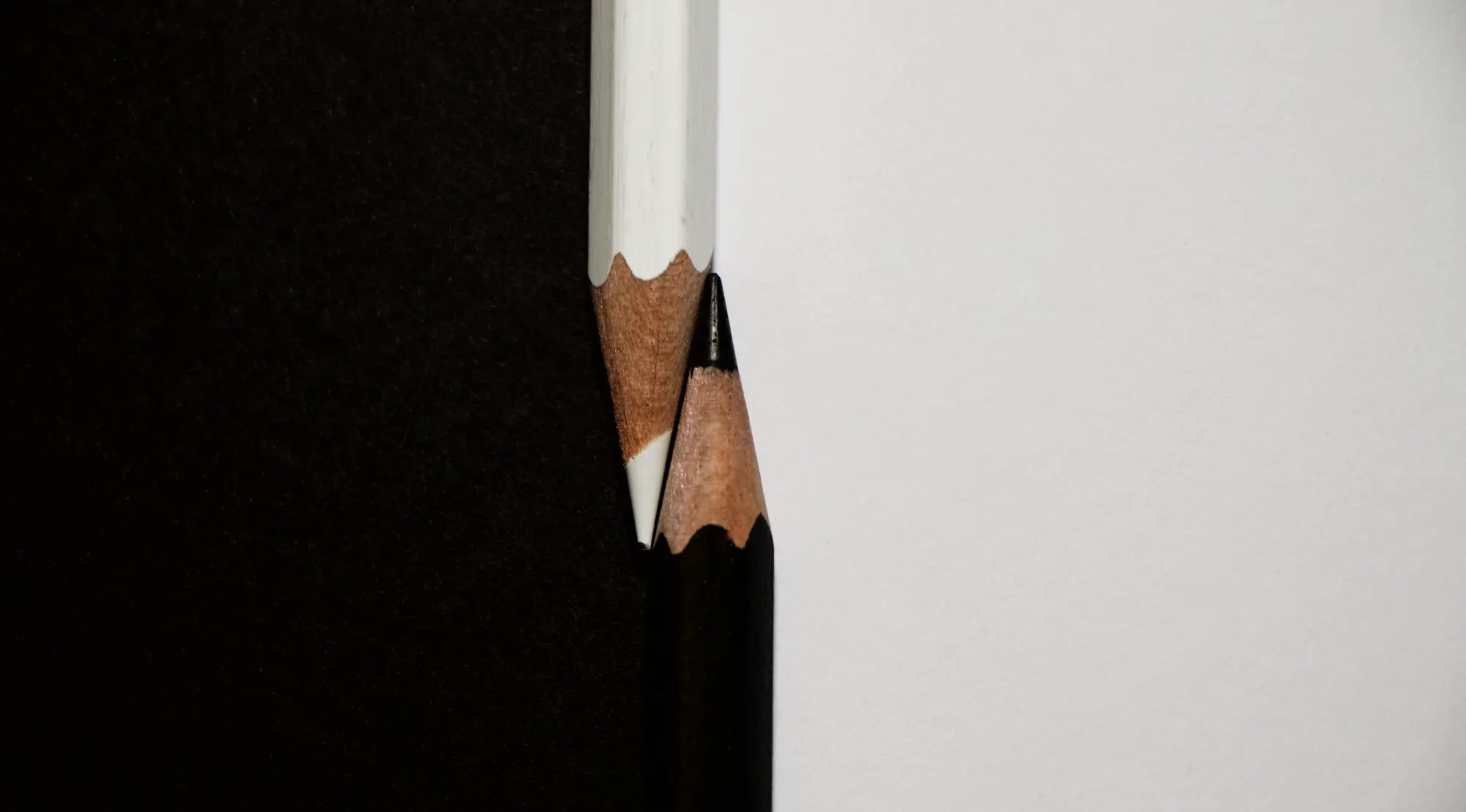 White black pencil image